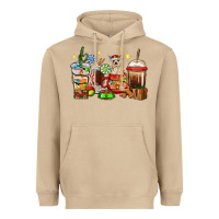 Mushroom Christmas coffee cups with Chihuahua Heavyweight Hoodie - RanaPortraitStore