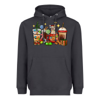 Smoke Christmas coffee cups with Chihuahua Heavyweight Hoodie - RanaPortraitStore