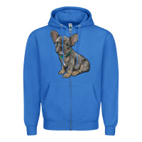 True Royal french bulldog Zipper Hoodie - RanaPortraitStore