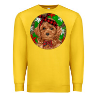 Lemon Christmas Toy Poodle Premium Sweatshirt - RanaPortraitStore