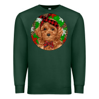 Sports Green Christmas Toy Poodle Premium Sweatshirt - RanaPortraitStore