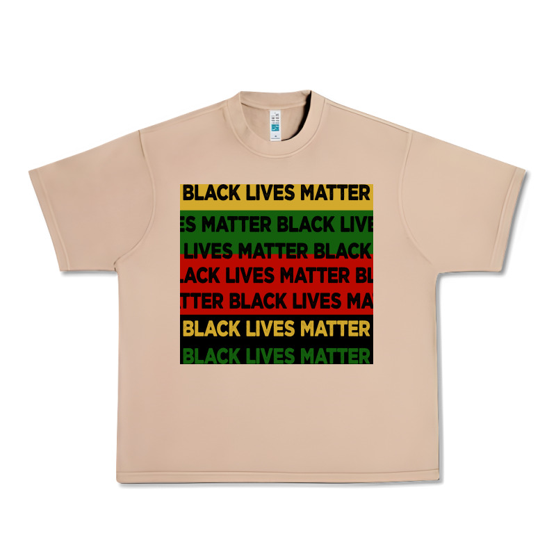 Black Lives Matter Seamless Pattern Urban Heavy Tee by BundleAndBundleShop | Teevron