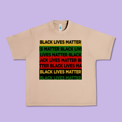 Black Lives Matter Seamless Pattern Urban Heavy Tee Designed By Bundleandbundleshop