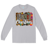 Moon Dust Western Merry Christmas Long Sleeve Tee - CowhideDigitalArt
