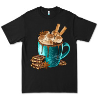 Black Chocolate And Coffee Premium Tee - FaDigitalArtStudio