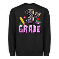 Black Third Grade Heavyweight Sweatshirt - RanaPortraitStore