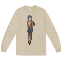 Mushroom mai sakurajima Long Sleeve Tee - DesigneFamous