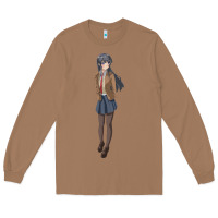 Toasted Coconut mai sakurajima Long Sleeve Tee - DesigneFamous