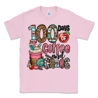Bubblegum Pink hundred days of coffee and chaos Classic Tee - OliviaCreatesArt