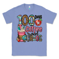 Colony Blue hundred days of coffee and chaos Classic Tee - OliviaCreatesArt