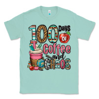 Seafoam hundred days of coffee and chaos Classic Tee - OliviaCreatesArt