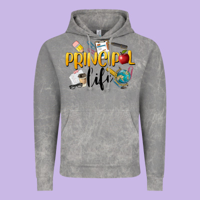 Principal Life Vintage Hoodie Designed By Lillyallendesigns