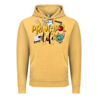 Vintage Mustard Principal Life Vintage Hoodie - LillyAllenDesigns