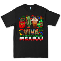 Black Viva Mexico Coffee Cups With Cactus And Tequila Premium Tee - FaDigitalArtStudio
