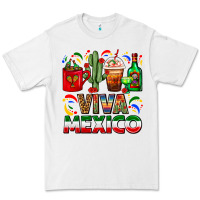 White Viva Mexico Coffee Cups With Cactus And Tequila Premium Tee - FaDigitalArtStudio