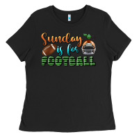 Black sunday is for football Ladies Tee - BundleAndBundleShop
