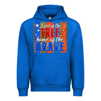 Cobalt land of the free th of july brushstroke Urban Hoodie - Jasminsmagicworld