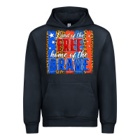 Navy land of the free th of july brushstroke Urban Hoodie - Jasminsmagicworld