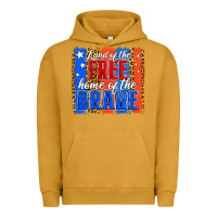 Pigment Peanut Butter land of the free th of july brushstroke Urban Hoodie - Jasminsmagicworld