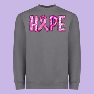 Western Hope Breast Cancer Heavyweight Sweatshirt Designed By Ranaportraitstore