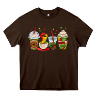 Chocolate Brown juneteenth bhm coffee cups Heavy Core Tee - OliviaCreatesArt