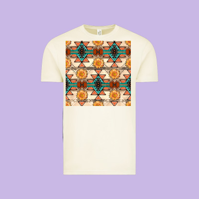 Native American Aztec Seamless Pattern 1 Vintage Tee Designed By Bundleandbundleshop