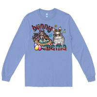 Colony Blue Bunny mama Long Sleeve Tee - CowhideDigitalArt