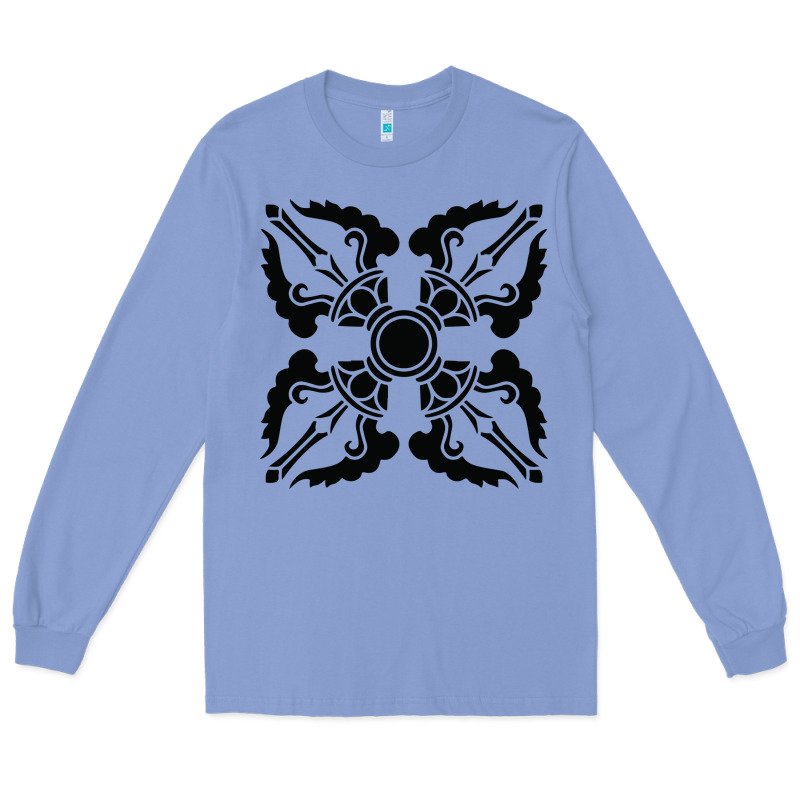 Trippy Psychedelic Rave Sacred Geometry Long Sleeve Tee by DesigneFamous | Teevron