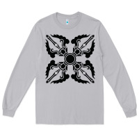 Moon Dust trippy psychedelic rave sacred geometry Long Sleeve Tee - DesigneFamous