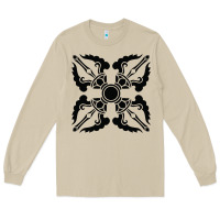 Mushroom trippy psychedelic rave sacred geometry Long Sleeve Tee - DesigneFamous