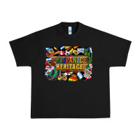 Black hispanic heritage flags Urban Heavy Tee - BundleAndBundleShop