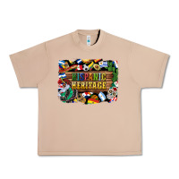 Burro hispanic heritage flags Urban Heavy Tee - BundleAndBundleShop
