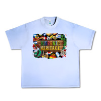 Grape Ice hispanic heritage flags Urban Heavy Tee - BundleAndBundleShop