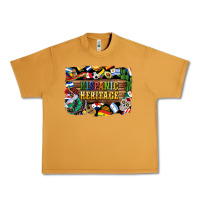 Peanut Butter hispanic heritage flags Urban Heavy Tee - BundleAndBundleShop