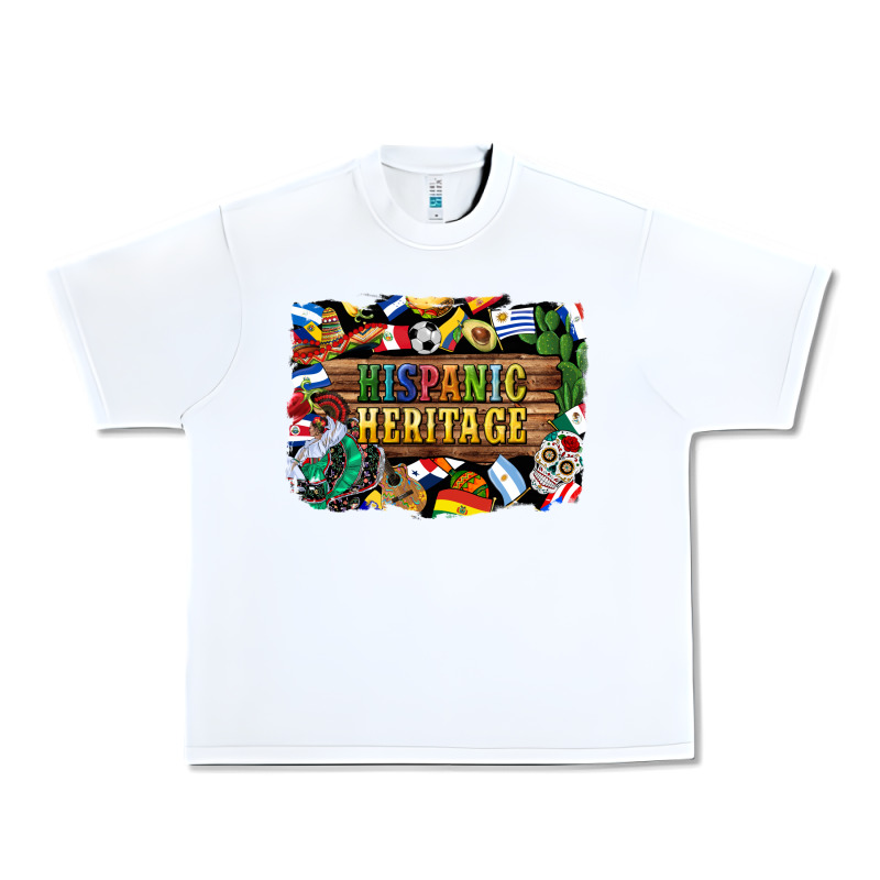 Hispanic Heritage Flags Urban Heavy Tee by BundleAndBundleShop | Teevron