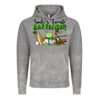Cloud Rock Santa's Favorite Bartender Vintage Hoodie - LillyAllenDesigns