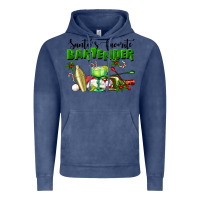 Vintage Denim Santa's Favorite Bartender Vintage Hoodie - LillyAllenDesigns