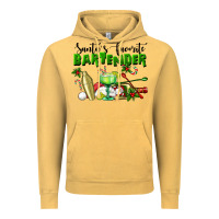 Vintage Mustard Santa's Favorite Bartender Vintage Hoodie - LillyAllenDesigns