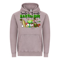 Vintage Zinc Santa's Favorite Bartender Vintage Hoodie - LillyAllenDesigns