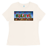 Bone christmas believe license plate Ladies Tee - BundleAndBundleShop