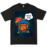 Forever Alone, Monkey, Space, Monkey At Space, Premium Tee | Teevron