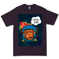 Plum Forever Alone, Monkey, Space, Monkey At Space, Premium Tee - Bettercallsaul
