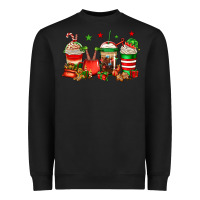 Black Christmas elfs coffee Heavyweight Sweatshirt - Jasminsmagicworld