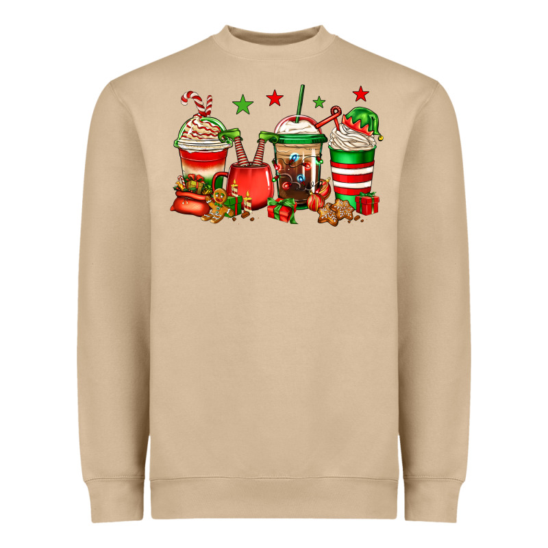Christmas Elfs Coffee Heavyweight Sweatshirt by Jasminsmagicworld | Teevron