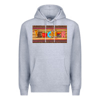 Heather Grey teacher pen apple license plate template Premium Hoodie - Artiststas