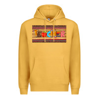 Mustard teacher pen apple license plate template Premium Hoodie - Artiststas