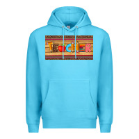 Ocean Blue teacher pen apple license plate template Premium Hoodie - Artiststas