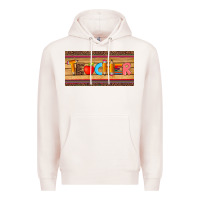 Pale Pink teacher pen apple license plate template Premium Hoodie - Artiststas