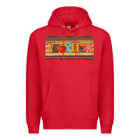 Red teacher pen apple license plate template Premium Hoodie - Artiststas