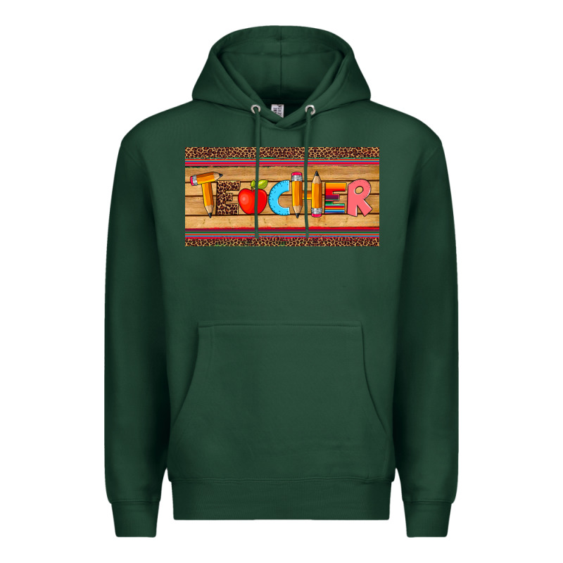 Teacher Pen Apple License Plate Template Premium Hoodie by Artiststas | Teevron